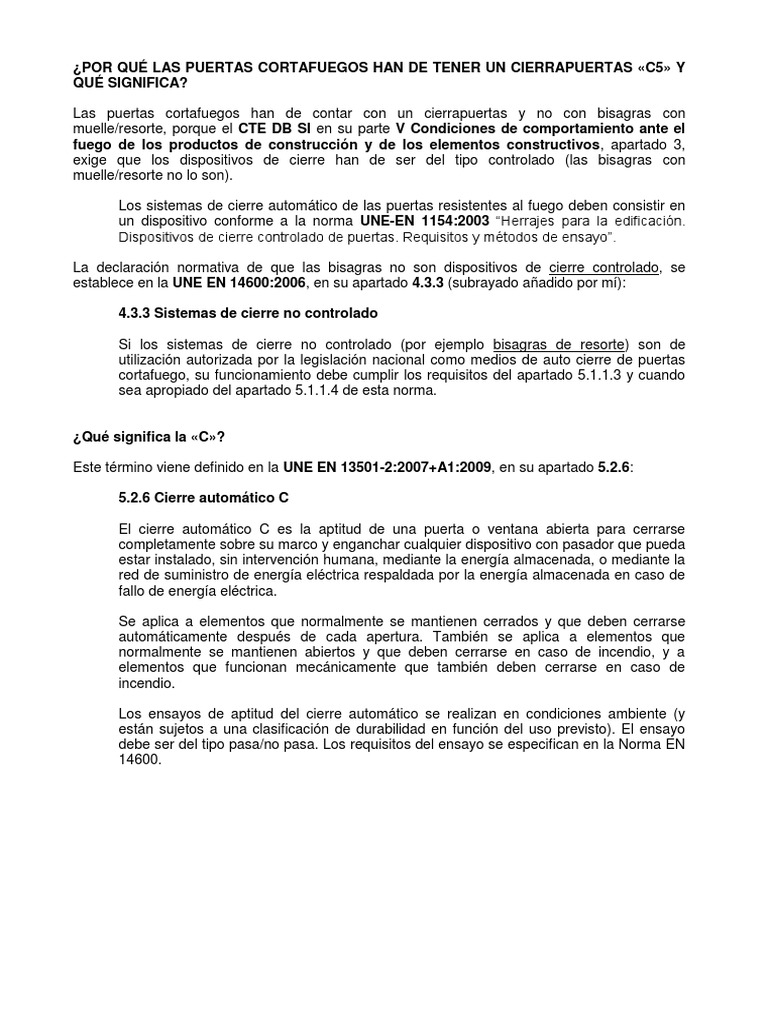 Cierra Puertas C 5 PDF | Cortafuegos (informática) | Resistencia y Conductancia