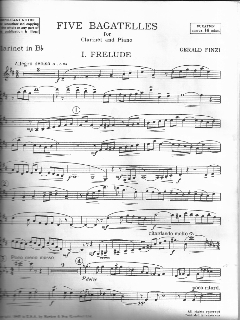 Finzi G 5 Bagatelles