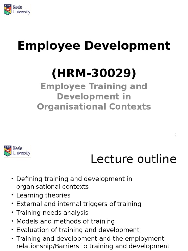 Training and Development | PDF | Strategic Management | Learning