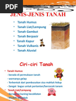 Download JENIS-JENIS TANAH by uut10 SN28890530 doc pdf