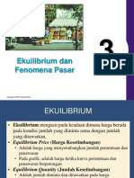 Ekuilibrium Dan Fenomena Pasar