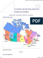 CNA - Canadian Area Code Maps