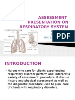 On Respiratory Assessment