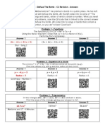 QR Code Defuse The Bomb - C2 Revision - Answers