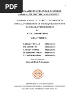 Doc-Design Aspects of Flexible Pavement and Quality Control Management