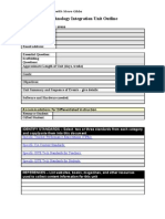 Technology Integration Unit Outline