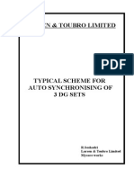 3 DG Auto Synchronising Scheme