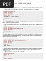 Jcl Basic Sort Tricks