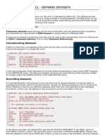 JCL Defining Datasets PDF