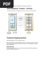 Replication of BP Contacts in SAP ECC With Activities in SAP CRM - Example