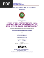 Study of Soil Properties With Silica Fume as Stablizer