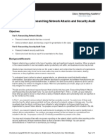 Researching Network Attacks and Security Audit Tools