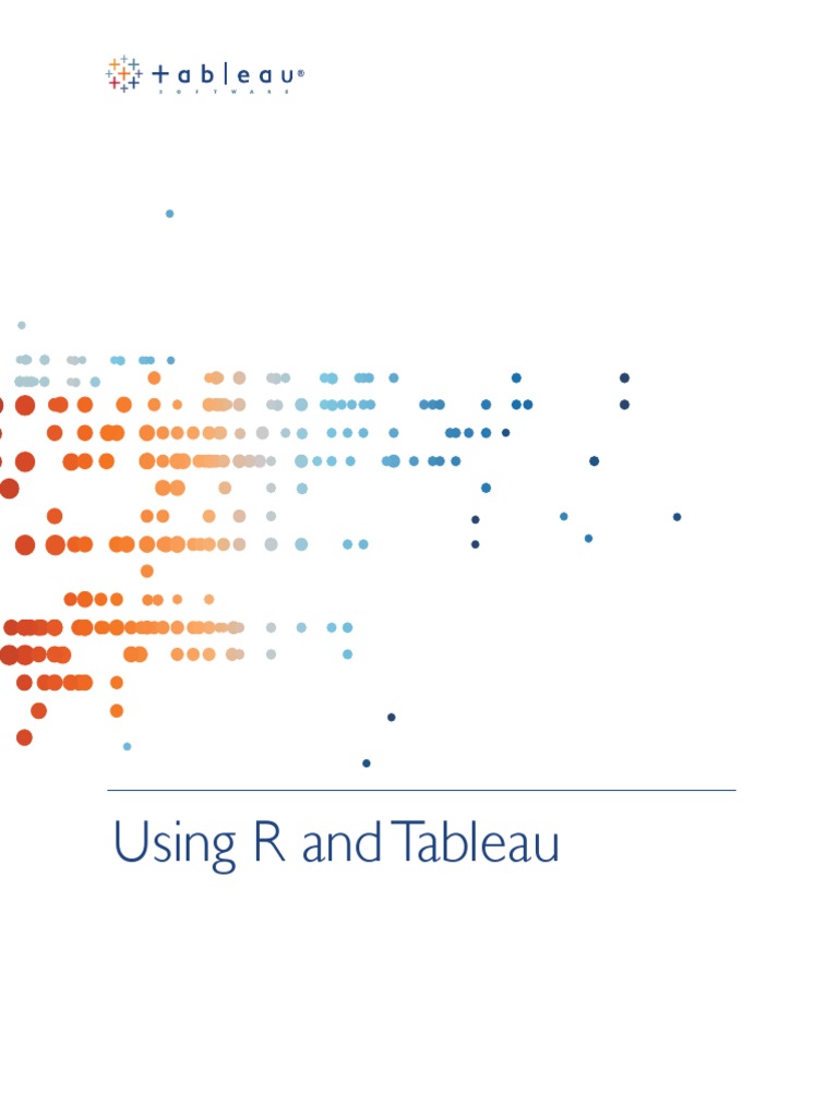 Using R and Tableau Software 1 | PDF | R (Programming Language ...