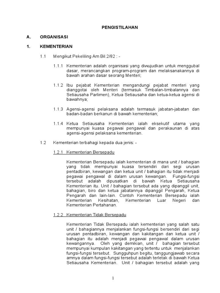 Istilah Perjawatan Dalam Kerajaan  PDF