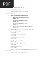 Chapter 6 Single-Dimensional Arrays: Answer: True