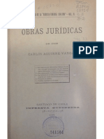 Carlos Aguirre Vargas - Obras Jurídicas