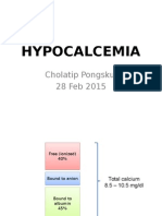 Hypocalcemia