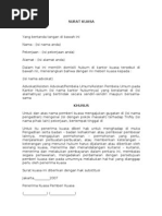 Format Contoh Surat Gugatan Cerai (Isteri Yang Mengajukan 