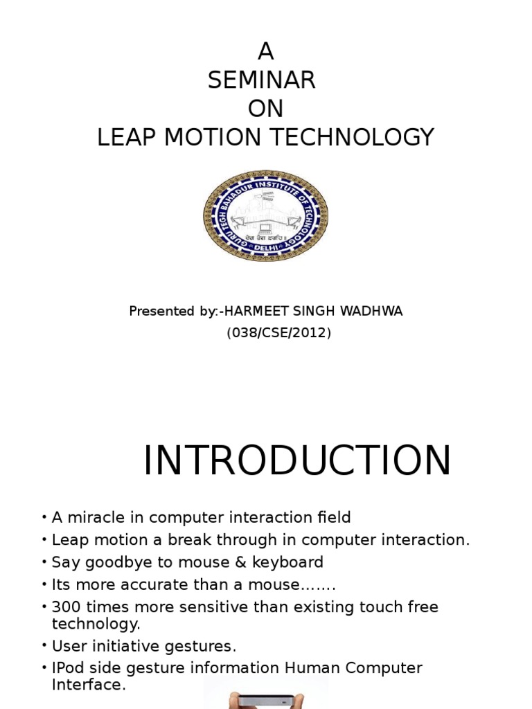 Leap Motion: Revolutionizing Interaction | PDF | Computers