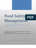 Food Safety Management Ass.3