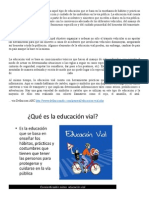 Material de Educacion Vial I