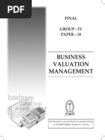 Business Valuation Management Study Material Download