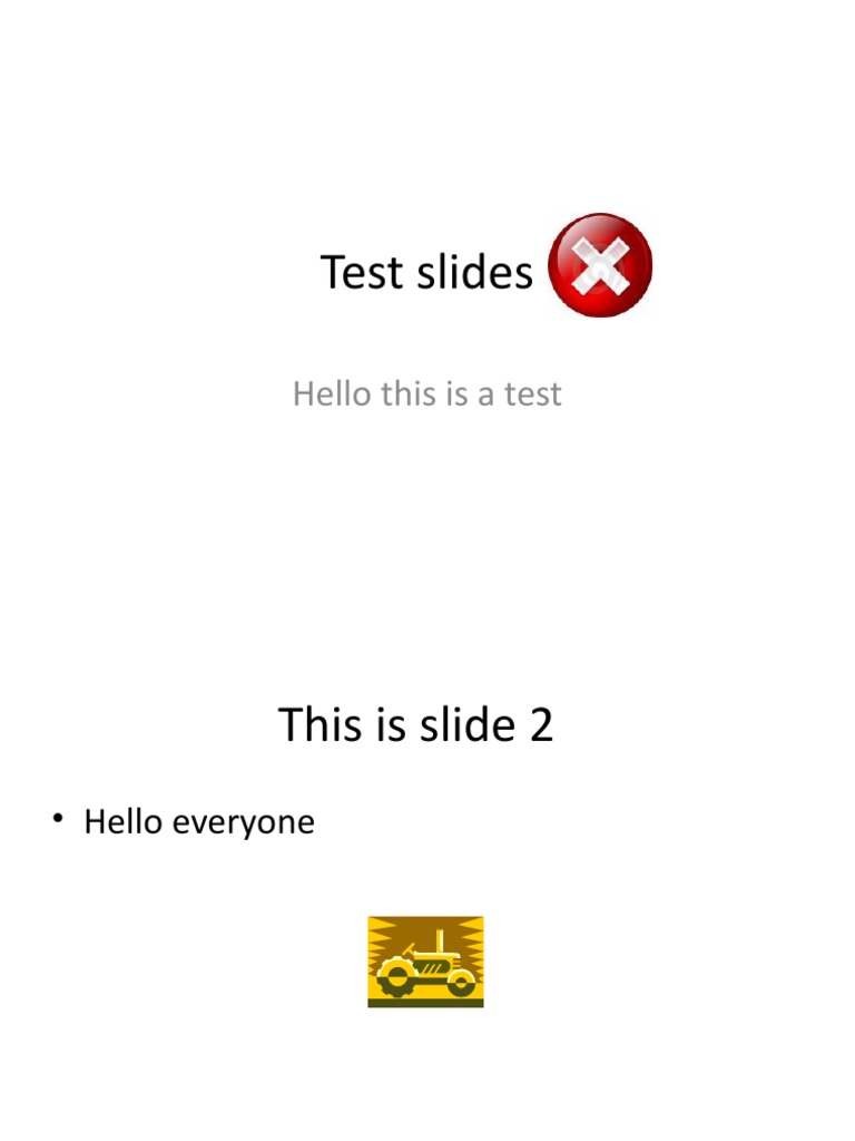 Test Slides | PDF