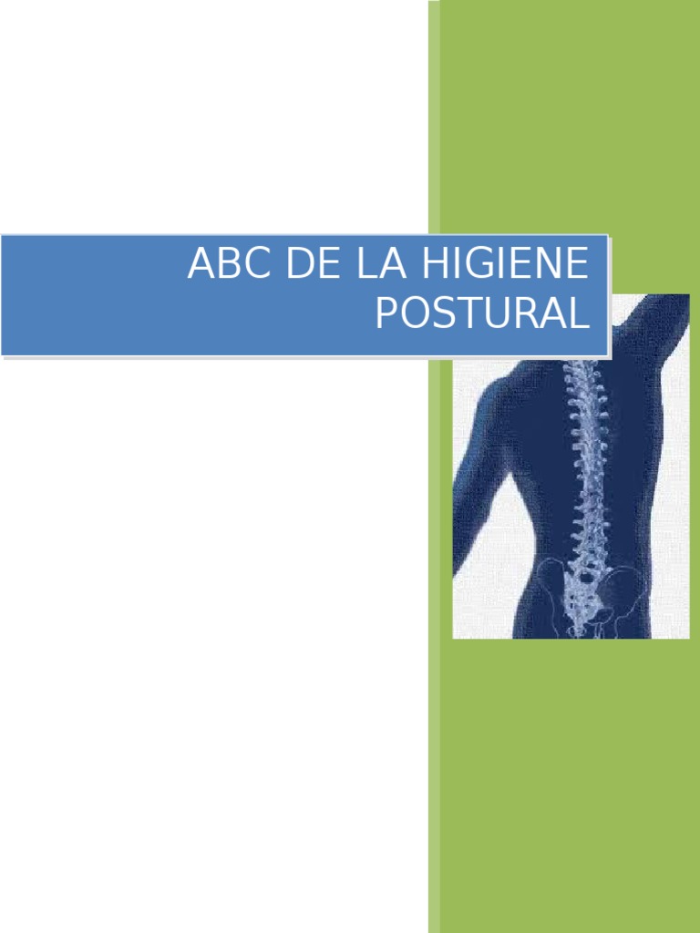 Guía de Higiene Postural y Ejercicios | PDF | La columna vertebral ...