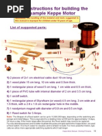 Keppe Motor Instructions