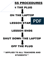 Ict Class Procedures