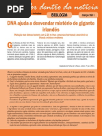 DNA Ajuda a Desvendar Misterio de Gigante Irlandes - Aluno - Bio