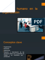 El Factor Humano en La Org. y Organizacion y Funciones Del Dpto de ARH