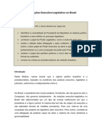 Relações Executivo-Legislativo Brasil