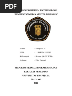 Download Laporan Bioteknolgi_Pembuatan Media Kultur Jaringan PDF by Frelyta Azzahr SN289038414 doc pdf