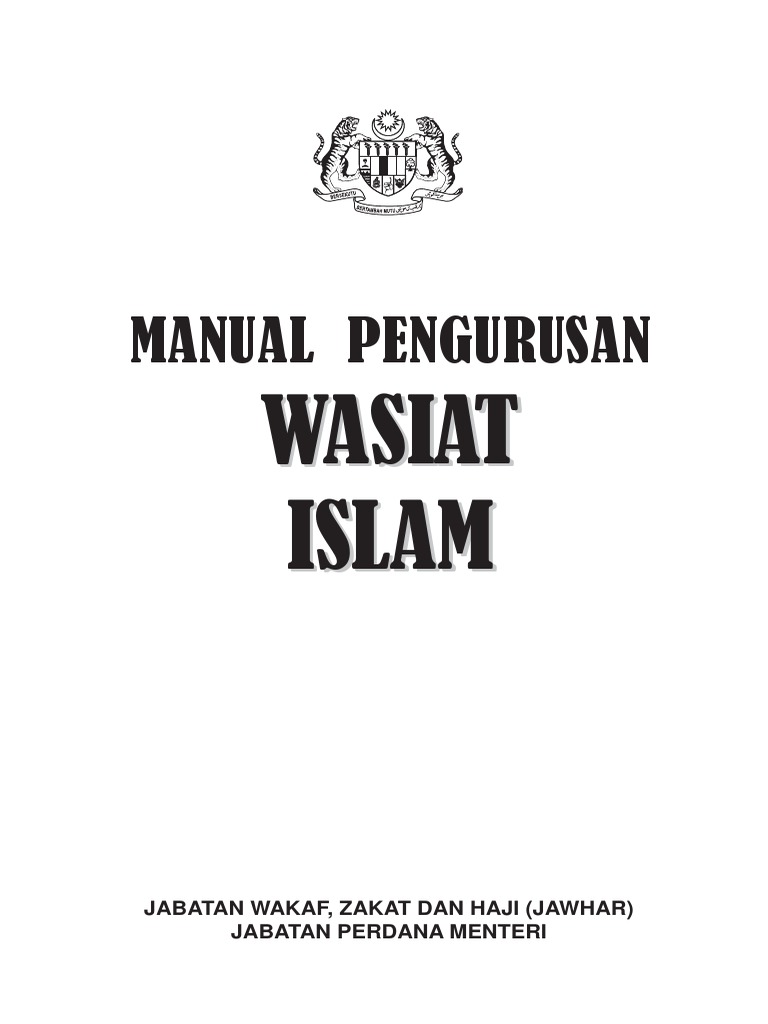 Jawhar Mp Wasiat Islam Pdf