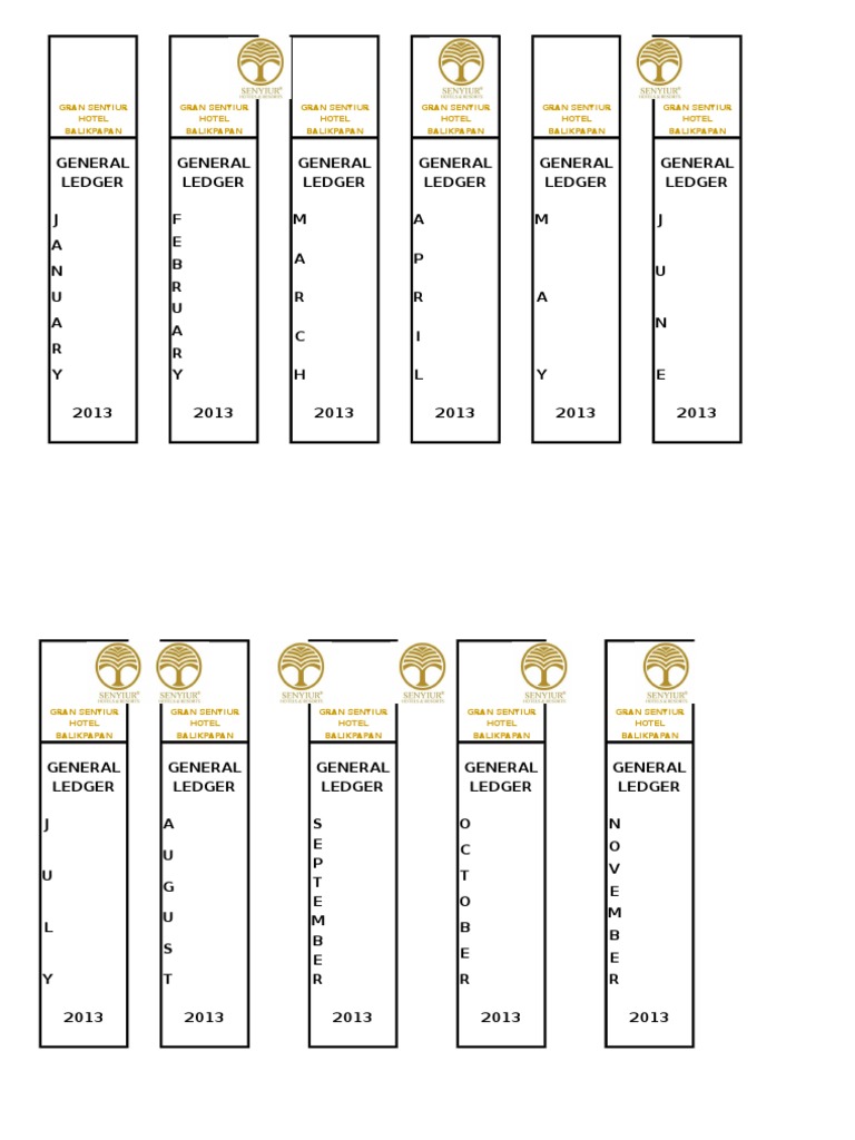 Template Label Ordner 2013-2014 | PDF | Bisnis | Hukum