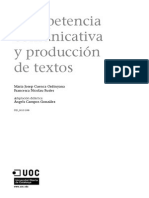 Competencia Comunicativa y Producción de Textos - Maria Josep Cuenca Ordinyana y Francesca Nicolau Fuster