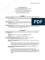 Curriculum Vitae Rev Nov 2015