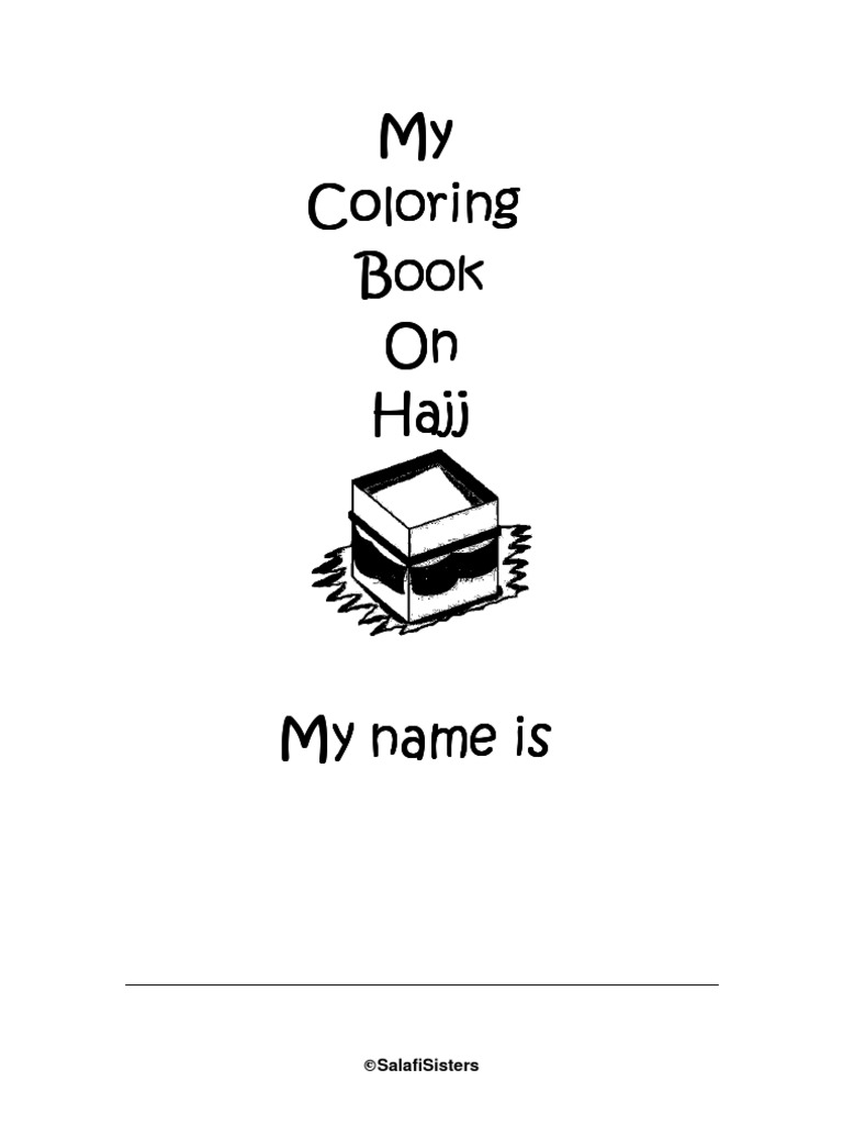 Hajj Coloring Book Kids[1] | Hajj | Mecca