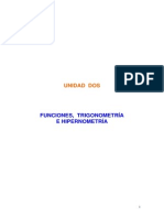 Unidad Dos ALGEBRA TRIGONOMETRIA