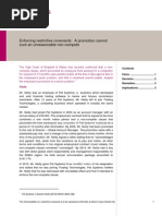  Restrictive Covenants