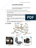 Chapter 6: Mechanical Equipment Maintenance 6.2 GEARS