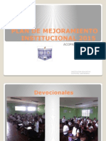 Plan de Mejoramiento Institucional 2015 Imagenes