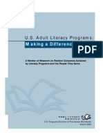 US Adult Lit Programs Making a Difference Research Review