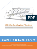 150+-Mac-Excel-Keyboard-Shortcuts Book