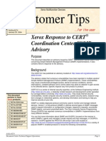 Xerox Customer Tips