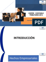 Cierre Contable Tributario 2014 - Cpc. Ramón Chumán Rojas
