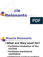 Muscle Relaxants: Uses, Types, Monitoring and Reversal