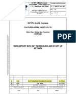 4058 73 DA1 001 01 Refractory Dry Out Cycle