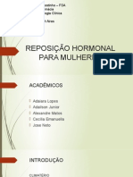 Reposição Hormonal - Estrogênio